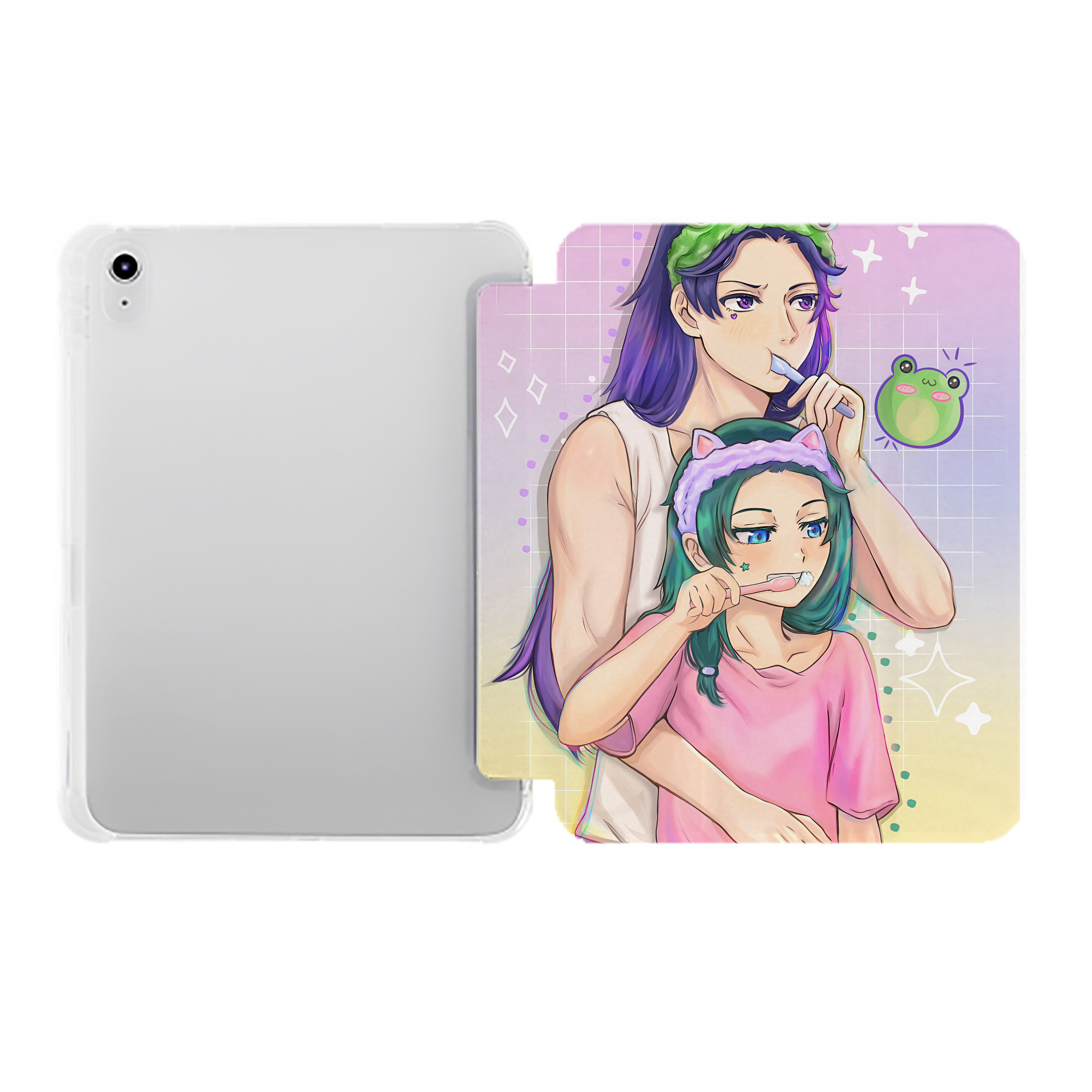 （画像用） 薬屋のひとりごと The Apothecary Diaries IPad ケース ペン収納付き 三つ折りスタンド PUレザー×シリコン 対応機種9.5/10.5/10.9インチ